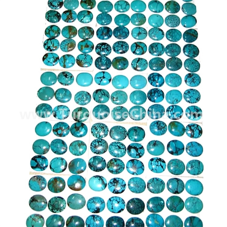 Turquoise irregularis figura Cabochon 1