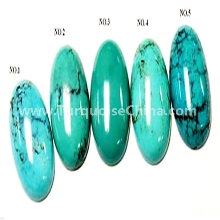 Kingman Natural Turquoise Oval Cabochon/ 5.49 Carats/ 22x8 mm/ Not Backed 1