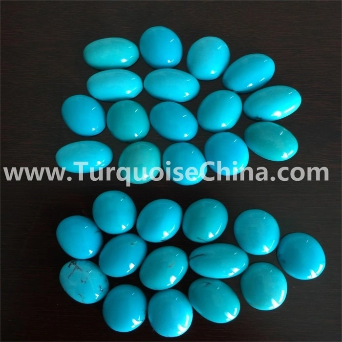 Naturally Oval Sleeping Beauty Blue Turquoise Cabs Cabochons Gemstones 1
