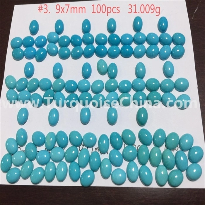 Sleeping Beauty Turquoise Cabocho Loose Gemstone Mix Form grutte foar sieraden 1