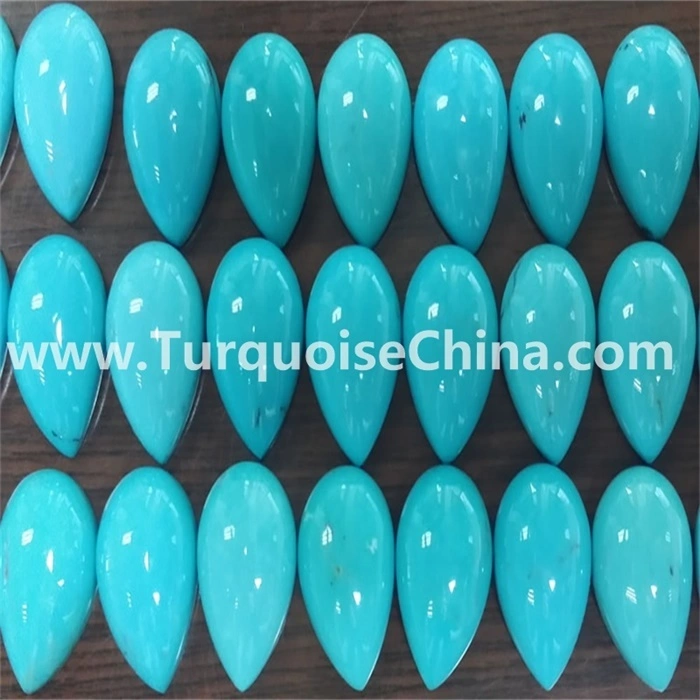 I-turquoise ye-purquioise ye-Arizona Pear ye-Pear ye-Cabochon 15 * 20 mm ityesi 1