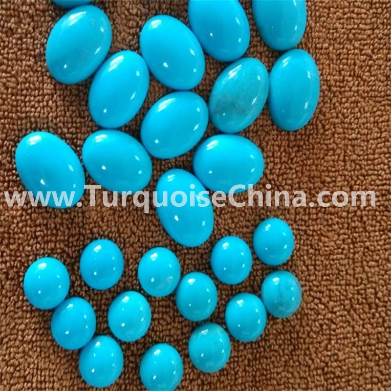 Sky Glân Naturiol Glas Caboochon Gemstone Jewelry 1