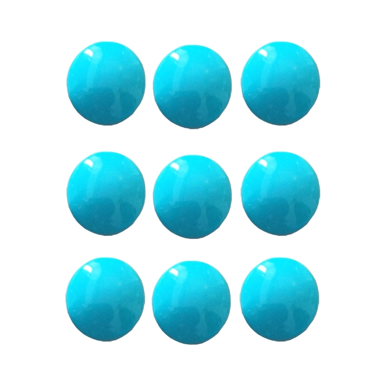 Aqua  genuine natural stablish Turquoise disk Beads 8mm gemstone jewelry 1