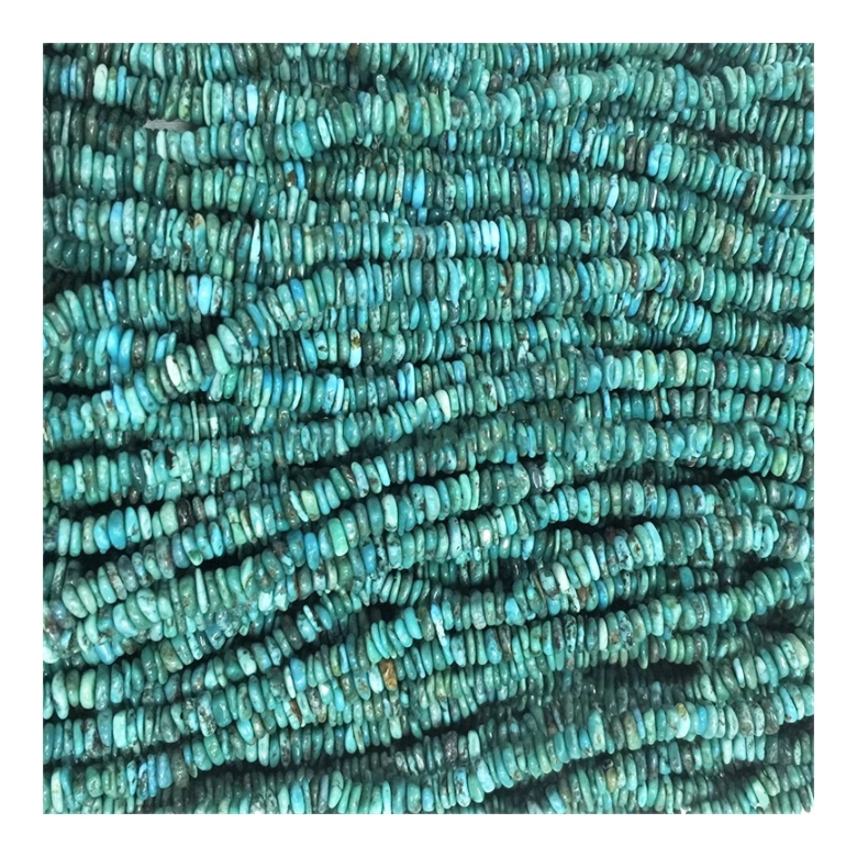 90 cm Strand Chip Turquoise Natural, Panjang Strand 36 '' Batu Permata Beads 1