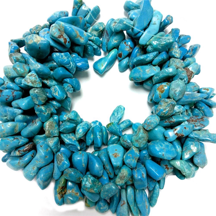 Kingman Mine Arizona Turquoise Chips, Massal Kecil Alami Turquoise Chip Stones 1