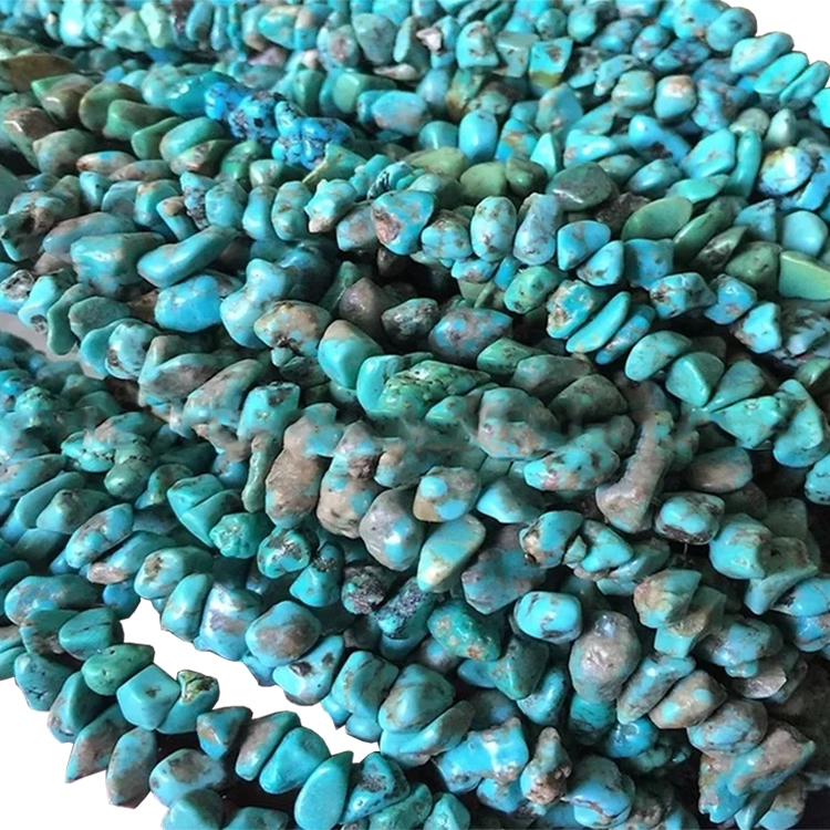 Turquoise Chips Natural Genuine Semi-precious Gemstone beads 5-7mm 32'' 1