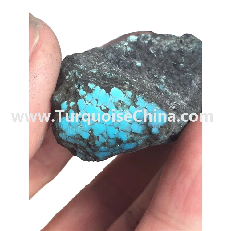 Hubei Spiderweb Coudly Top Bule Turquoise MateroCh rough in grossu 1