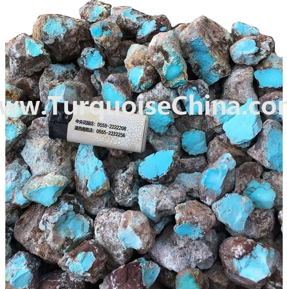 Turquoise Gemstone ROWH RAW MATERIALE ROWOUT NARLIKE TURQUOISE 1