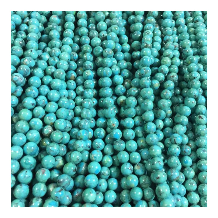 Awọn ilẹkẹ Turquoise Adayeba, turquoise adayeba, awọn ilẹkẹ gemstone nipa ti ara 1