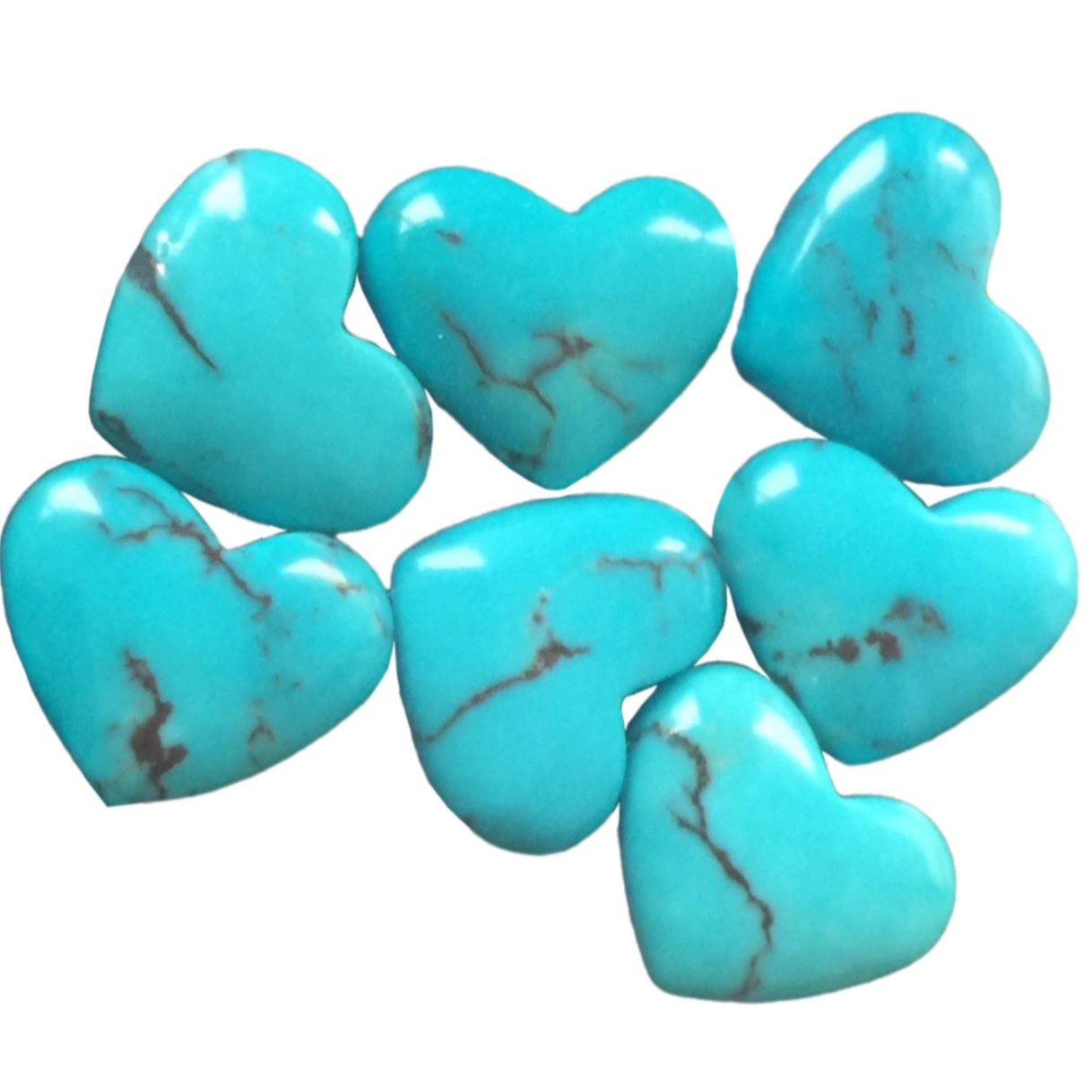 I-turquoise yentliziyo-ye-Cabochon 1