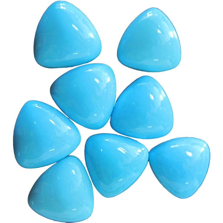 Gem Turquoise Triangle Cabochon 1