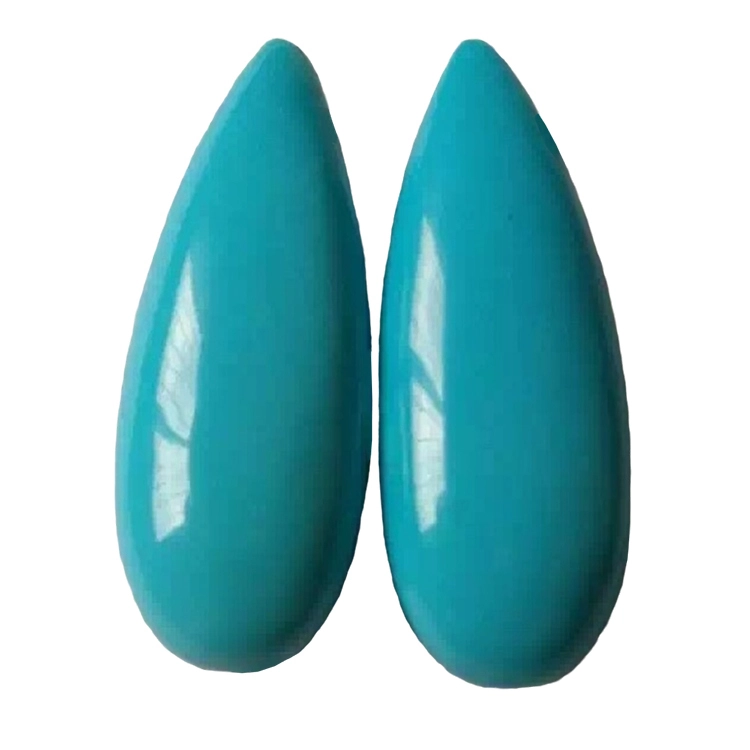 Pirquoise Pear Cabochon berbentuk Cabochons 1