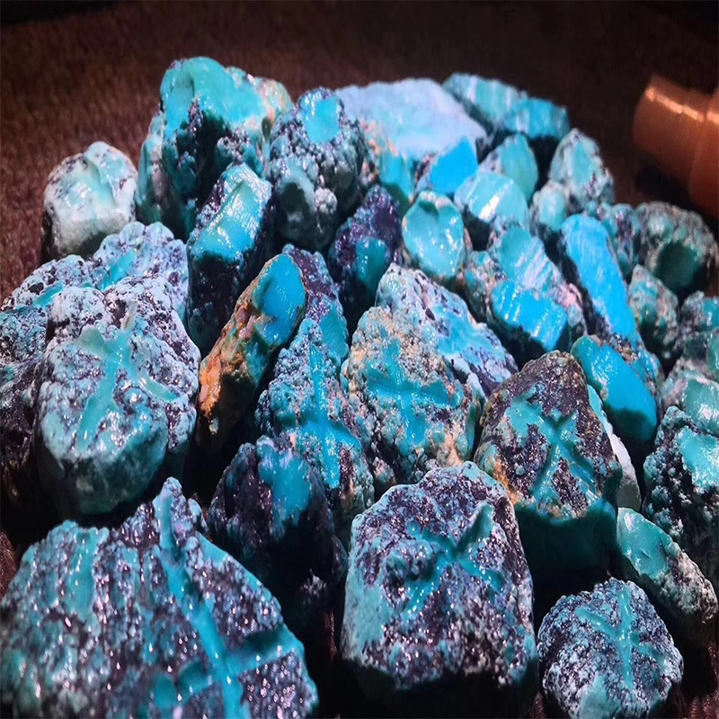 Turquoise Rough Material 1