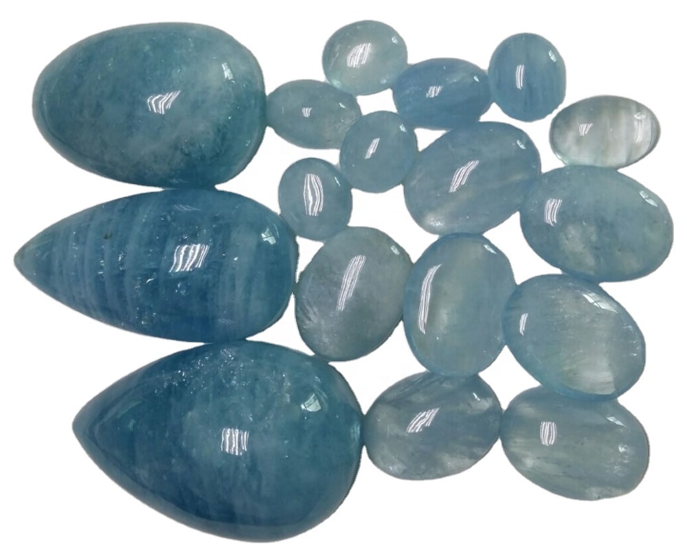 Milky aquarine eso pia caborone g'mstone tinte jẹ ki o gbe osunwon 35