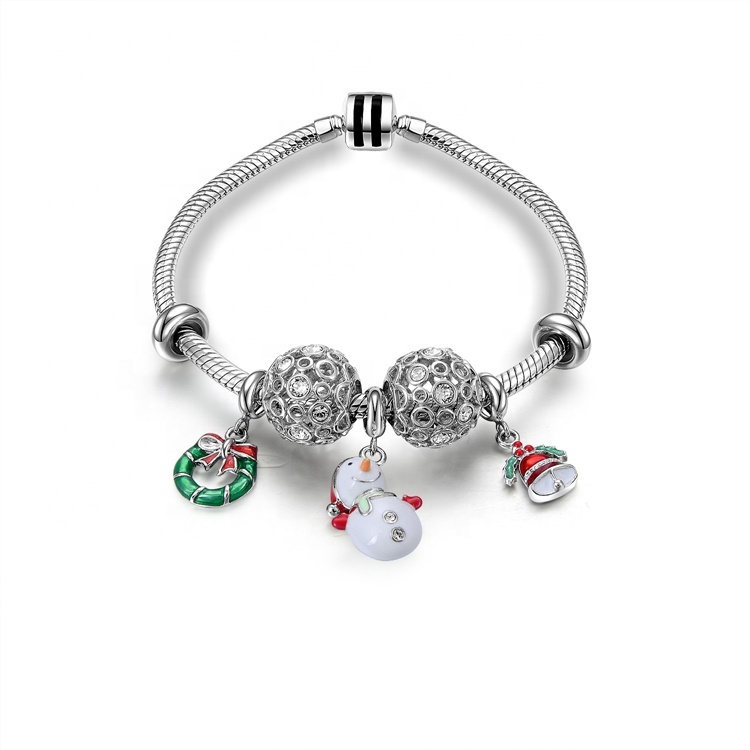 Känd varumärke 925 Silver Armband Gift för en vän 16