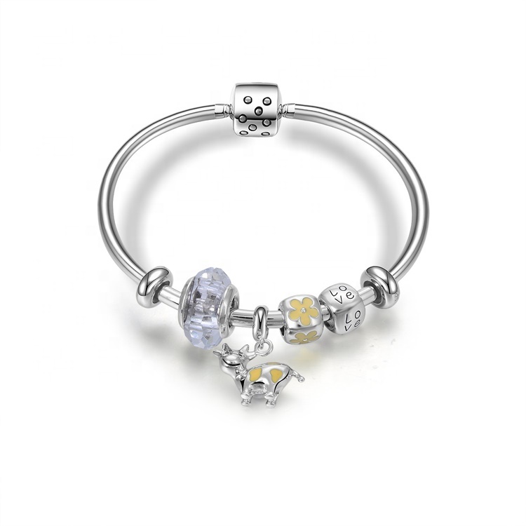 2021 Süße 925er Sterling Silber Armreif für Freundin Geschenk 12