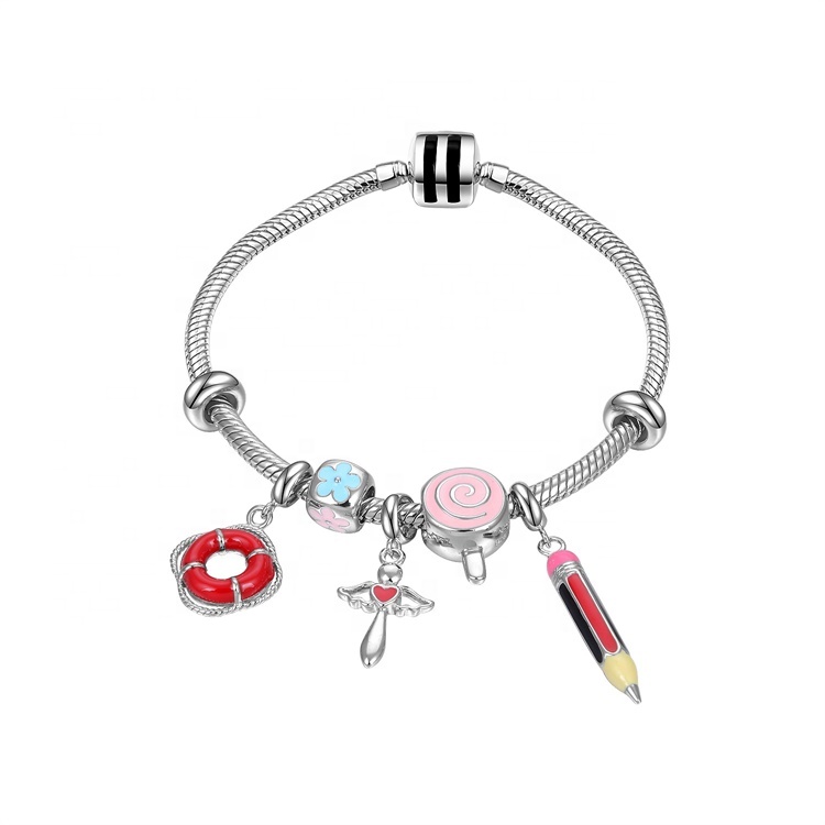 تيرلينغ سوار الفضة للأصدقاء هدية 8