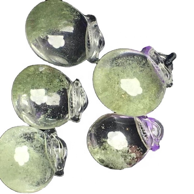 Wholesale ovali figura viridis Vide Vicus Magnus Cabochon Pendent solutam gemstone 9