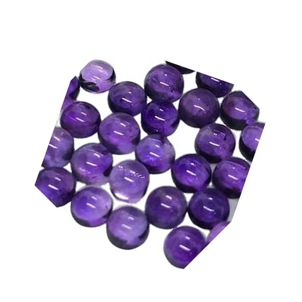 Amethyst camocon gemstone yika amethyst camochon Cambochones iwọn GEMStone 32