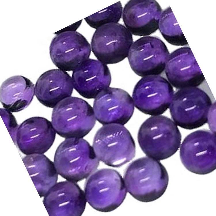 Amethyst camocon gemstone yika amethyst camochon Cambochones iwọn GEMStone 36