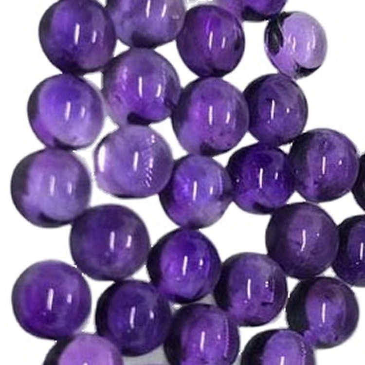 Amethyst camocon gemstone yika amethyst camochon Cambochones iwọn GEMStone 34