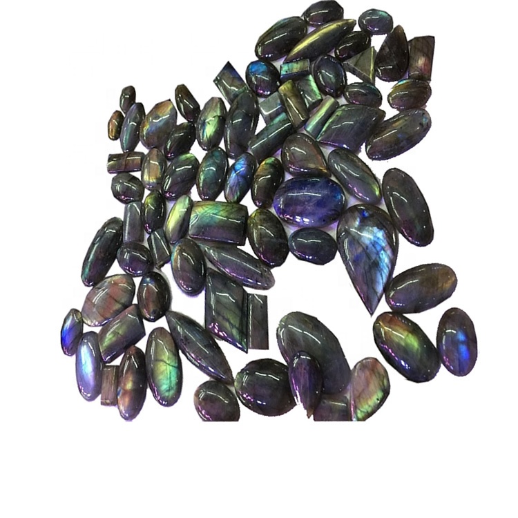 Adayeba labradorite calibrated cabstons alaimu awọn okuta iyebiye 37