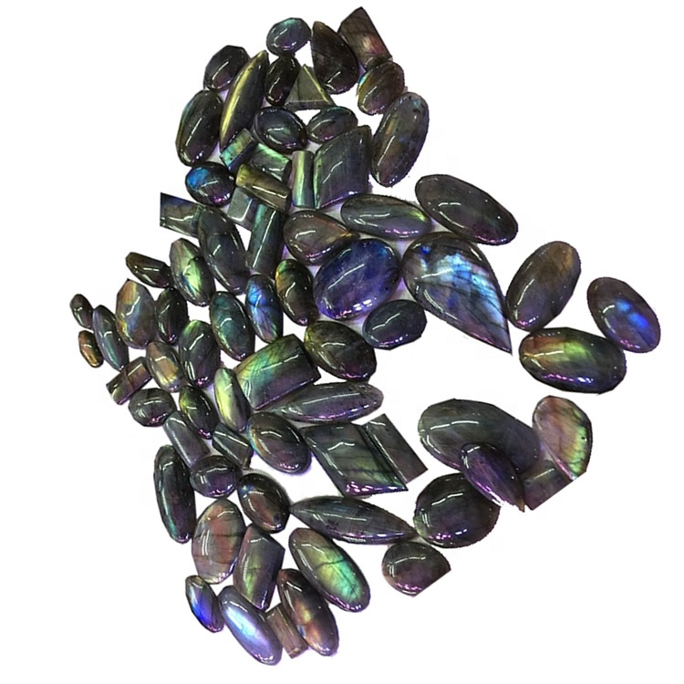 Adayeba labradorite calibrated cabstons alaimu awọn okuta iyebiye 39
