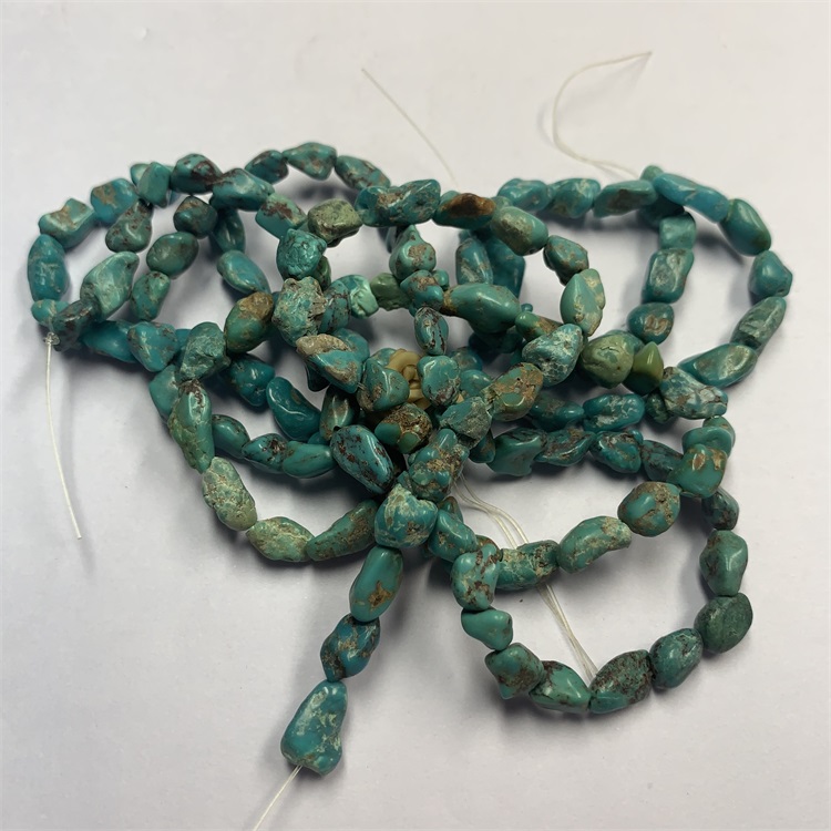 Valódi türkiz nugget gemstone laza gyöngy 16 9