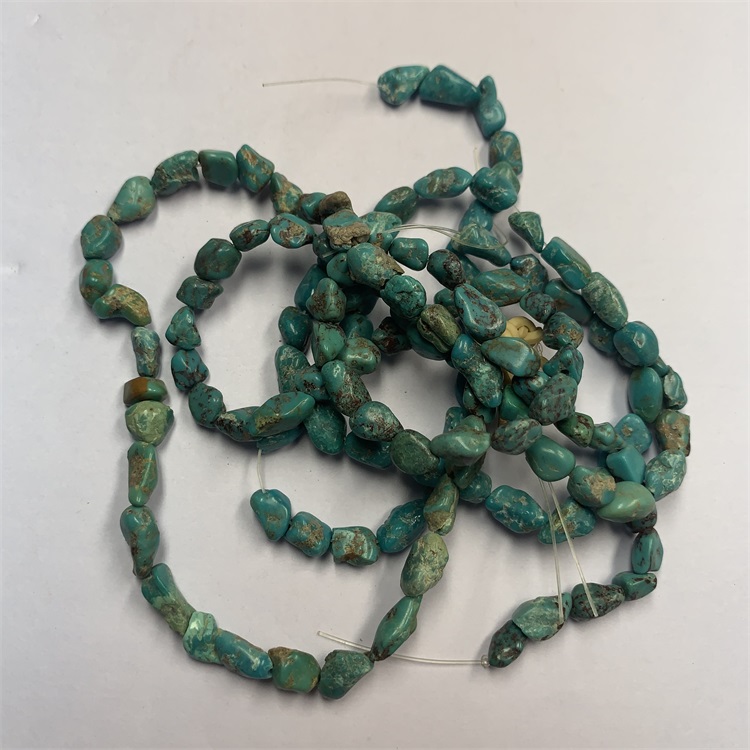 Valódi türkiz nugget gemstone laza gyöngy 16 13