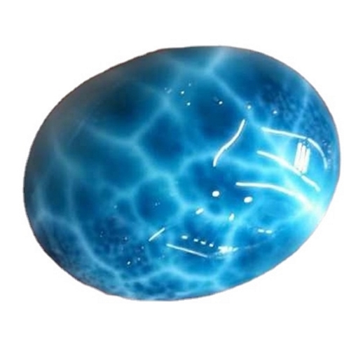 Larimar Smooth Cabochon 100% Natural Gemstone Flat Back Oval Gemstone даступныя ва ўсіх калібраваных памерах 36