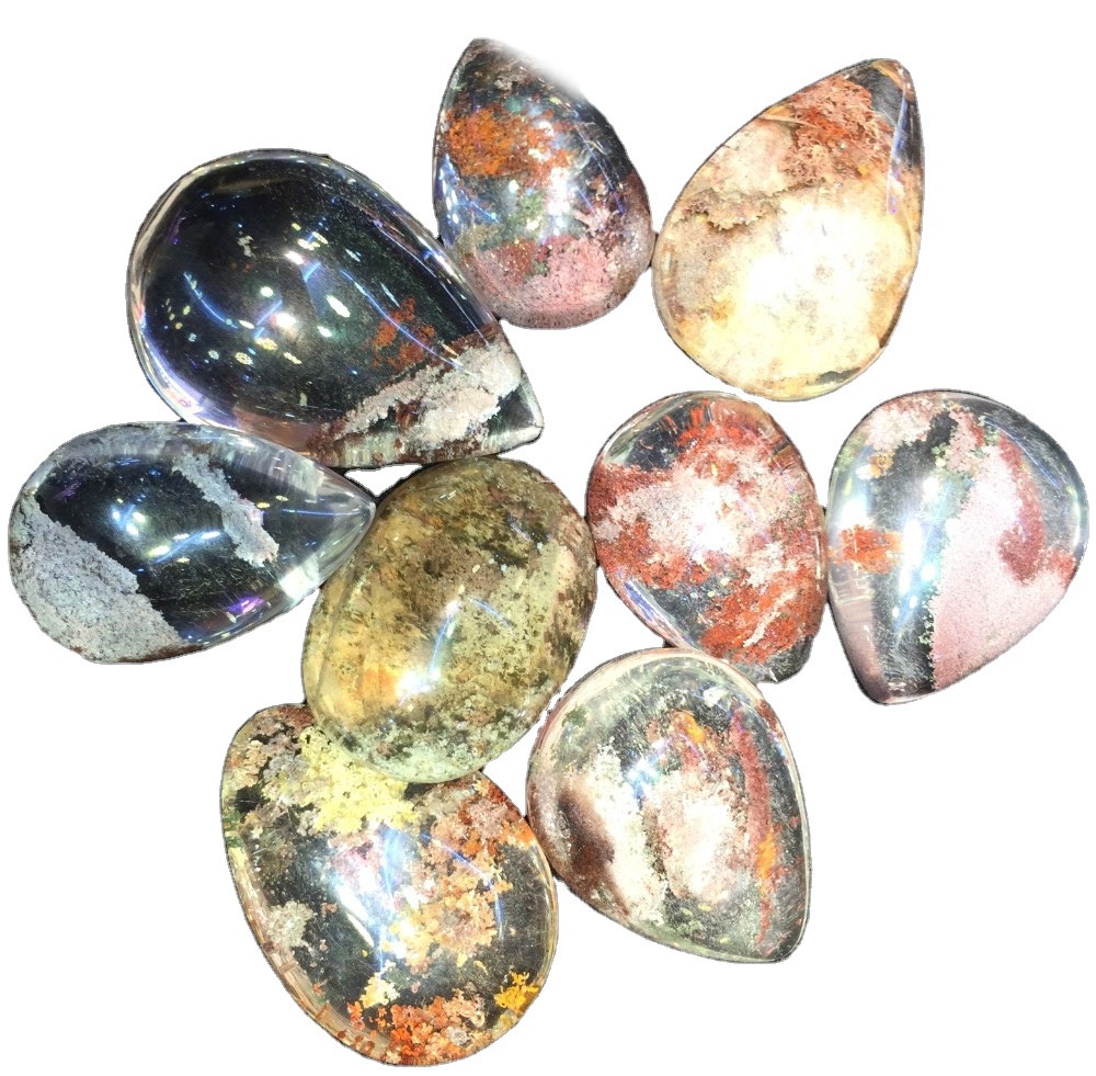 Adayeba ti o wa pẹlu ọgba ọpọlọpọ awọn Pantam Quartz Pendanti 32