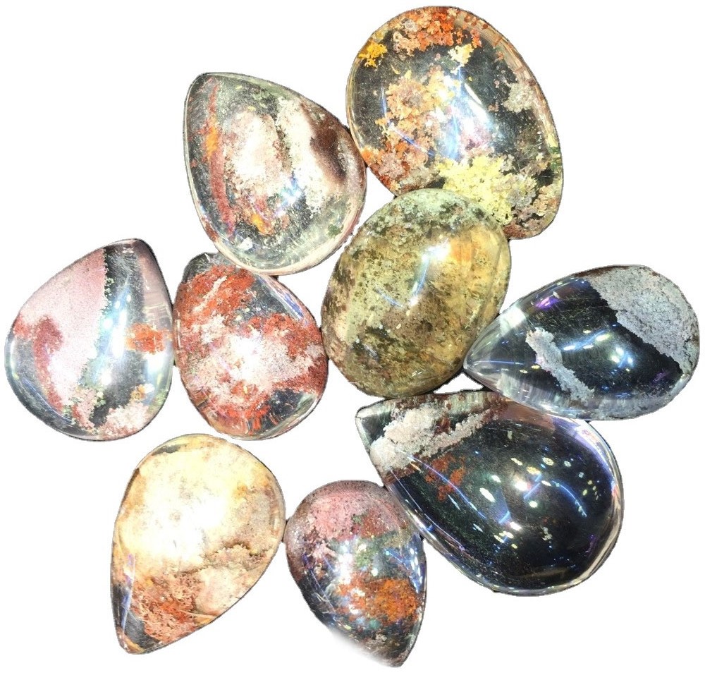 Adayeba ti o wa pẹlu ọgba ọpọlọpọ awọn Pantam Quartz Pendanti 36