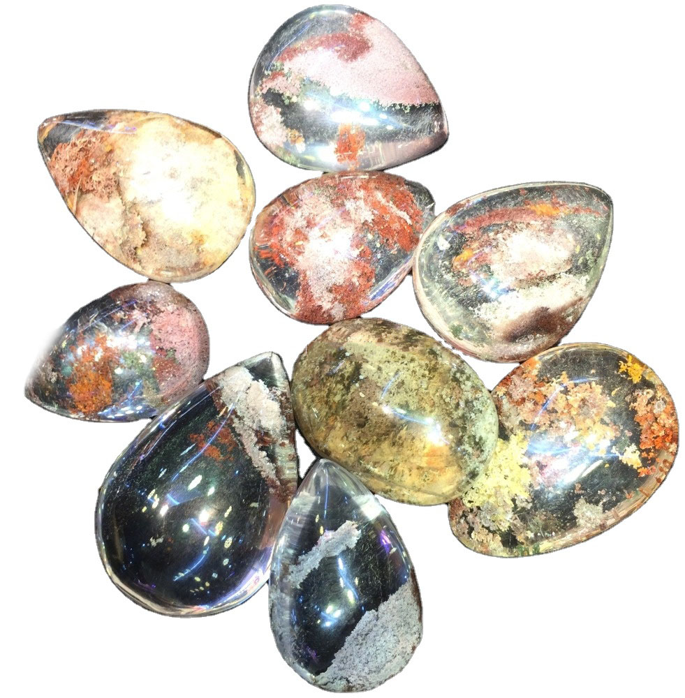 Adayeba ti o wa pẹlu ọgba ọpọlọpọ awọn Pantam Quartz Pendanti 38