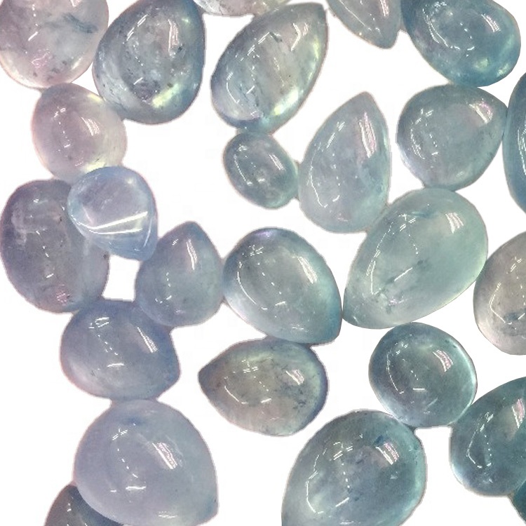 Piale adayeba miliki buluu Bulup Pirochon Socker Gumstone 38