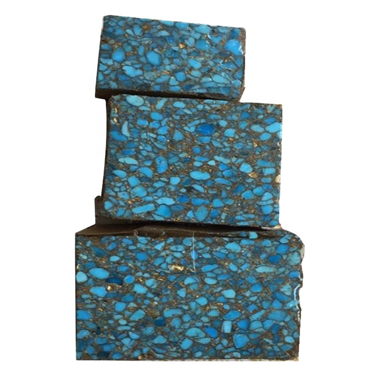 Lapis malachite tyrkysový stlačený blok 15