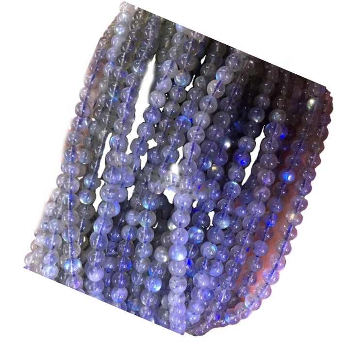 Labradorite Beads Loose Gemstone Beads Gray 4a Cilësia Natyrore të gjitha është 100% Natyrore Round Brilliant Cut Blue Cat \ 's Cat Kërkesës 11