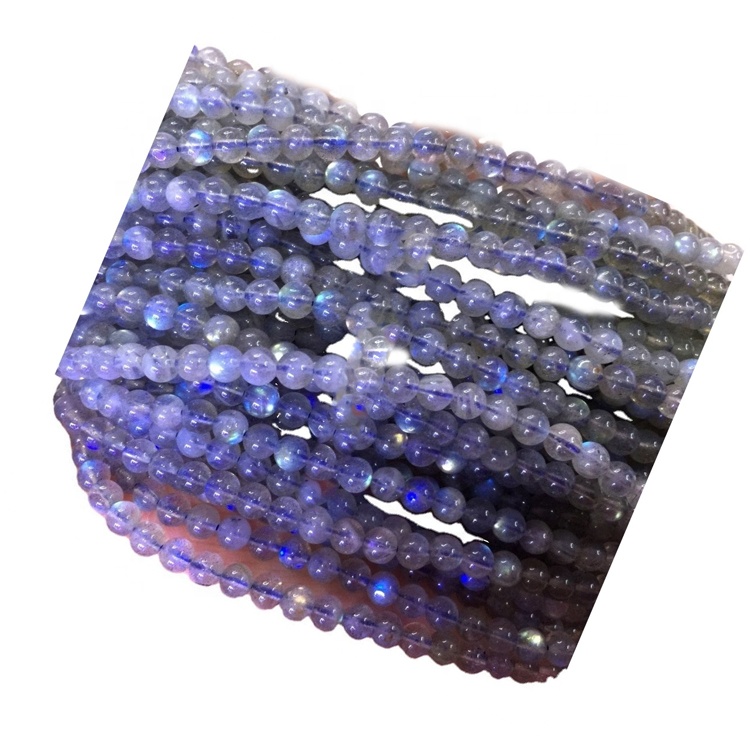 Labradorite Beads Loose Gemstone Beads Gray 4a Cilësia Natyrore të gjitha është 100% Natyrore Round Brilliant Cut Blue Cat \ 's Cat Kërkesës 13