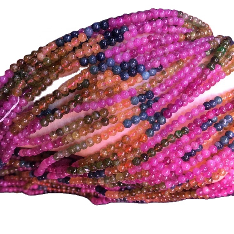 6-10mm Pink Tourmaline Aleak 3a Gradua Natural Gemstone Biribilak 16 \  37