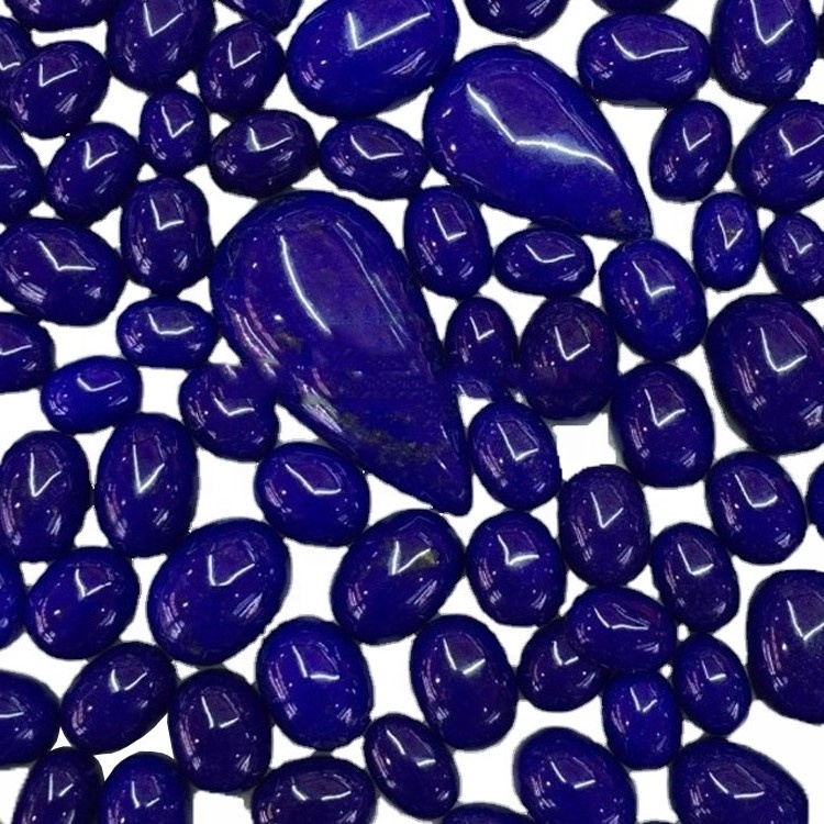Afghan Lapis Lazuli Round CABOCHON LAPIS LAZULI CABOCHONS YEMAHARA BATSI 34