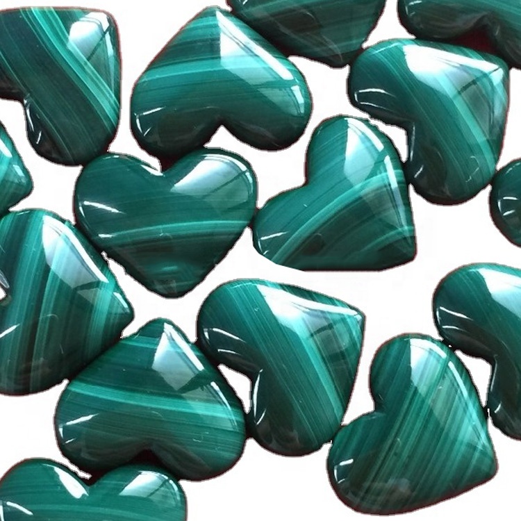 Cilësi të lartë natyrore malakite gur i çmuar formë formë malakite cabochons 38