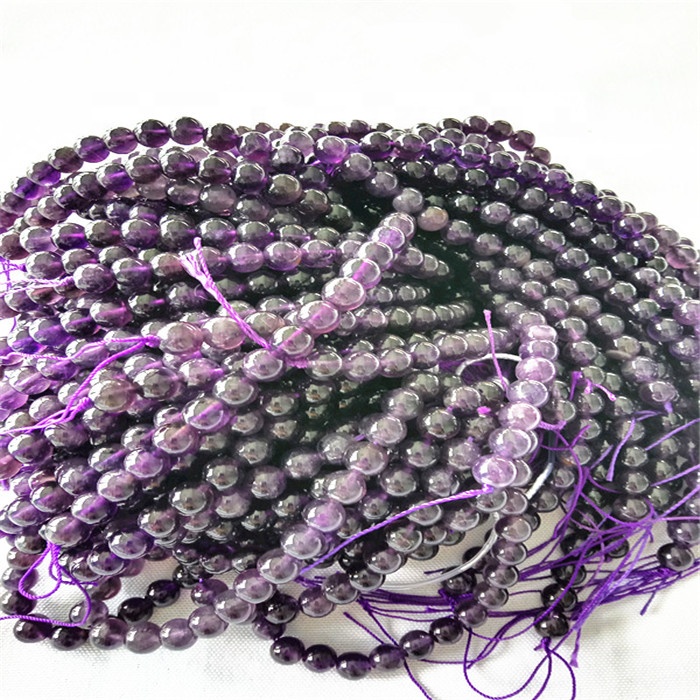 Manik-manik amethyst manik tenanan energi permata kanggo nggawe perhiasan 11