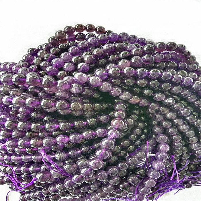 Manik-manik amethyst manik tenanan energi permata kanggo nggawe perhiasan 9