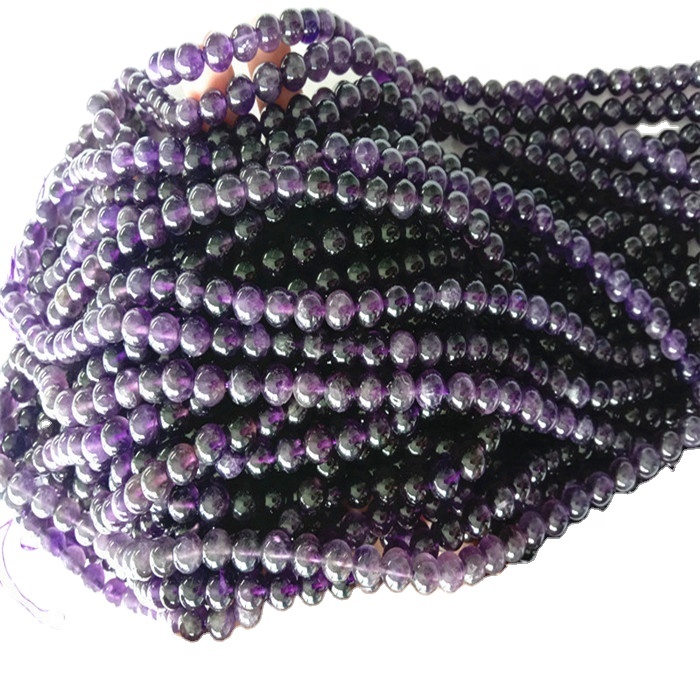 Manik-manik amethyst manik tenanan energi permata kanggo nggawe perhiasan 13