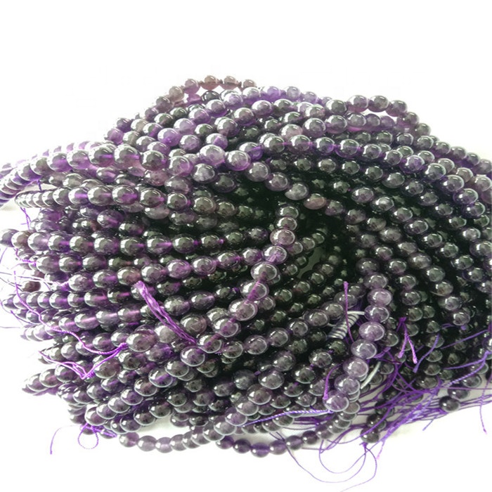 Manik-manik amethyst manik tenanan energi permata kanggo nggawe perhiasan 15
