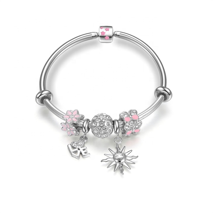 Klassischer Womens 925 Sterling Silber Schmuck Armband 13