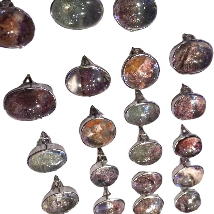 925 스털링 실버 빈티지 스타일 석영 반지 보석 32