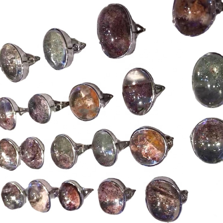 925 스털링 실버 빈티지 스타일 석영 반지 보석 34