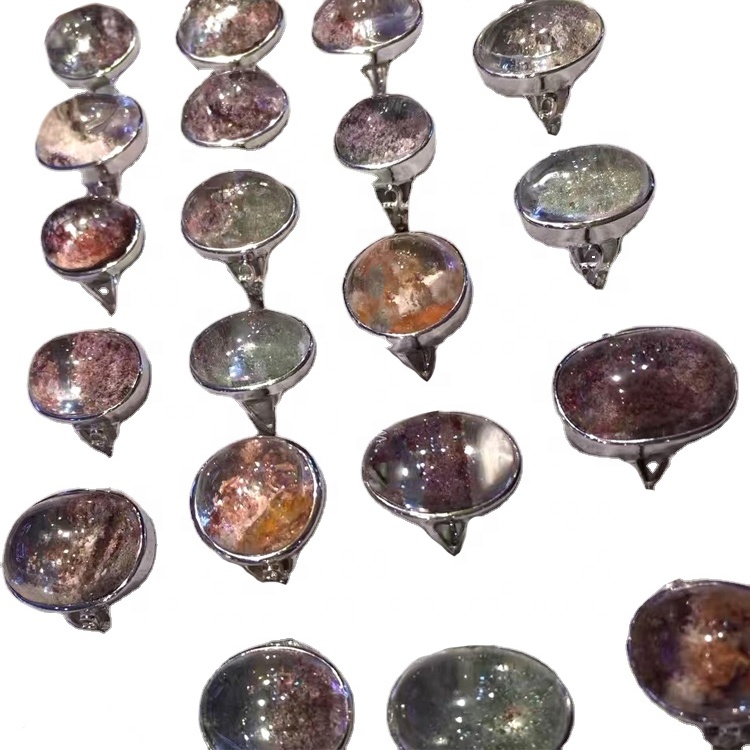 925 스털링 실버 빈티지 스타일 석영 반지 보석 38