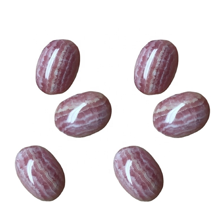 Rhodonite Cabochon Gemstone Cabochon Argentína Rhodonite Puffy Oval Cabochon Pink Gemstones Skartgripir Gerð Gemstone vistir 31