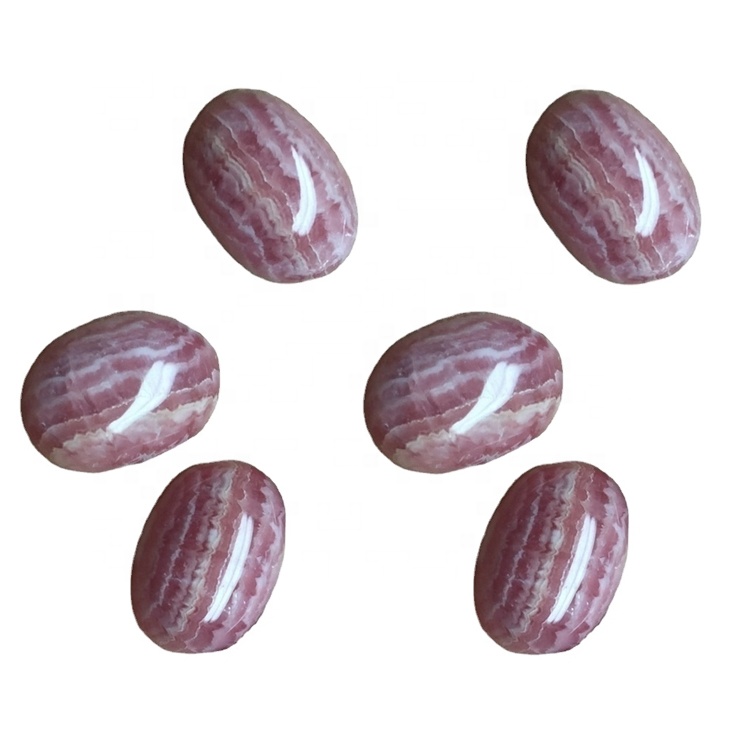 Rhodonite Cabochon Gemstone Cabochon Argentína Rhodonite Puffy Oval Cabochon Pink Gemstones Skartgripir Gerð Gemstone vistir 35